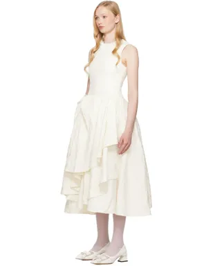 Shushu/Tong SSENSE限定 Bridalカプセルコレクション Irregular Hem ミディアムドレス - サムネイル4