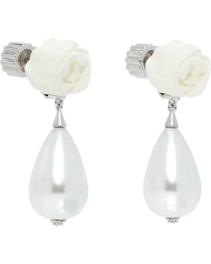 Shushu/Tong YVMINエディション Paper Ball Faux-Pearl Pendant ピアス - サムネイル2