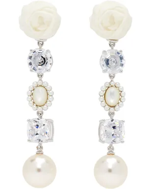 Shushu/Tong YVMINエディション Paper Ball Gemstone Tassel ピアス - サムネイル1