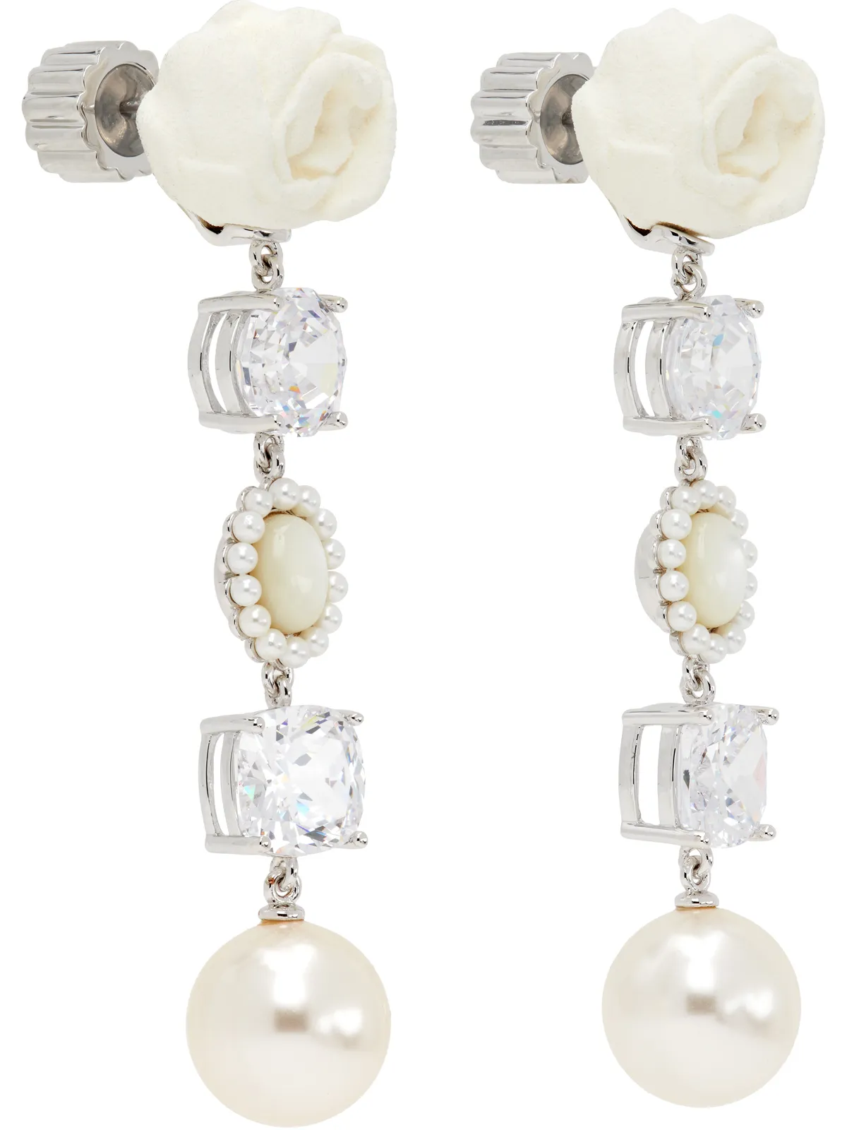 Shushu/Tong YVMINエディション Paper Ball Gemstone Tassel ピアス - 画像2