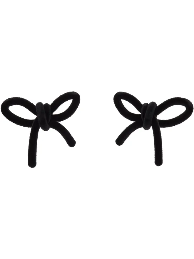Shushu/Tong Shushu/Tong SSENSE限定 YVMINエディション Velvet Bow ピアスの商品画像