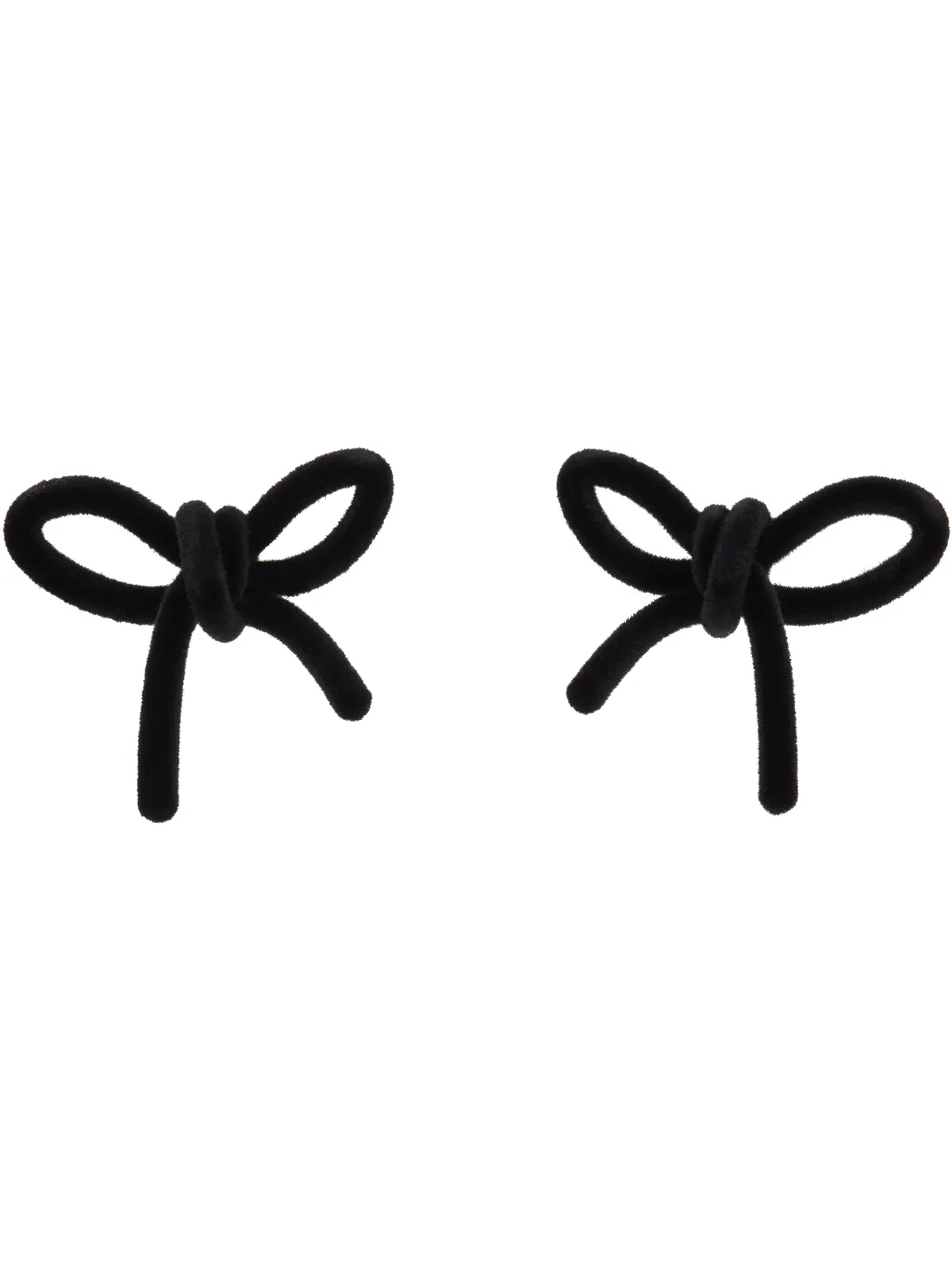 Shushu/Tong SSENSE限定 YVMINエディション Velvet Bow ピアス - 画像1