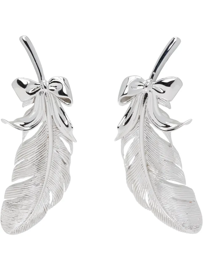Shushu/Tong Shushu/Tong YVMINエディション Bowknot Sharp Feather ピアスの商品画像