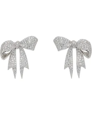 Shushu/Tong YVMINエディション Diamond Bowknot ピアス - サムネイル1