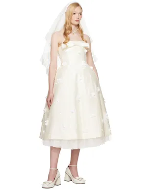Shushu/Tong SSENSE限定 Bridalカプセルコレクション YVMINエディション Ceramic Rose フェイクパール ネックレス - サムネイル3