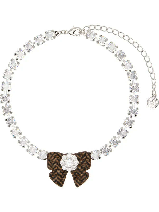 Shushu/Tong Shushu/Tong YVMINエディション Fabric Bow Gemstone ネックレスの商品画像