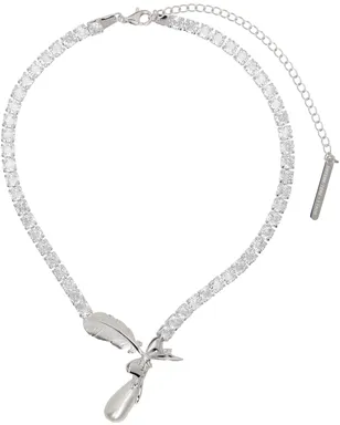 Shushu/Tong YVMINエディション Teardrop Zircon Feather ネックレス - サムネイル1