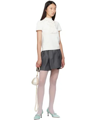 Shushu/Tong Patchwork Embellished Round Collar トップス - サムネイル4