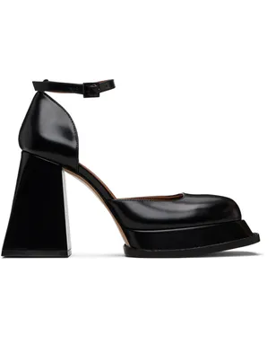 Shushu/Tong ブラック Round Toe Strap High ヒール - サムネイル1