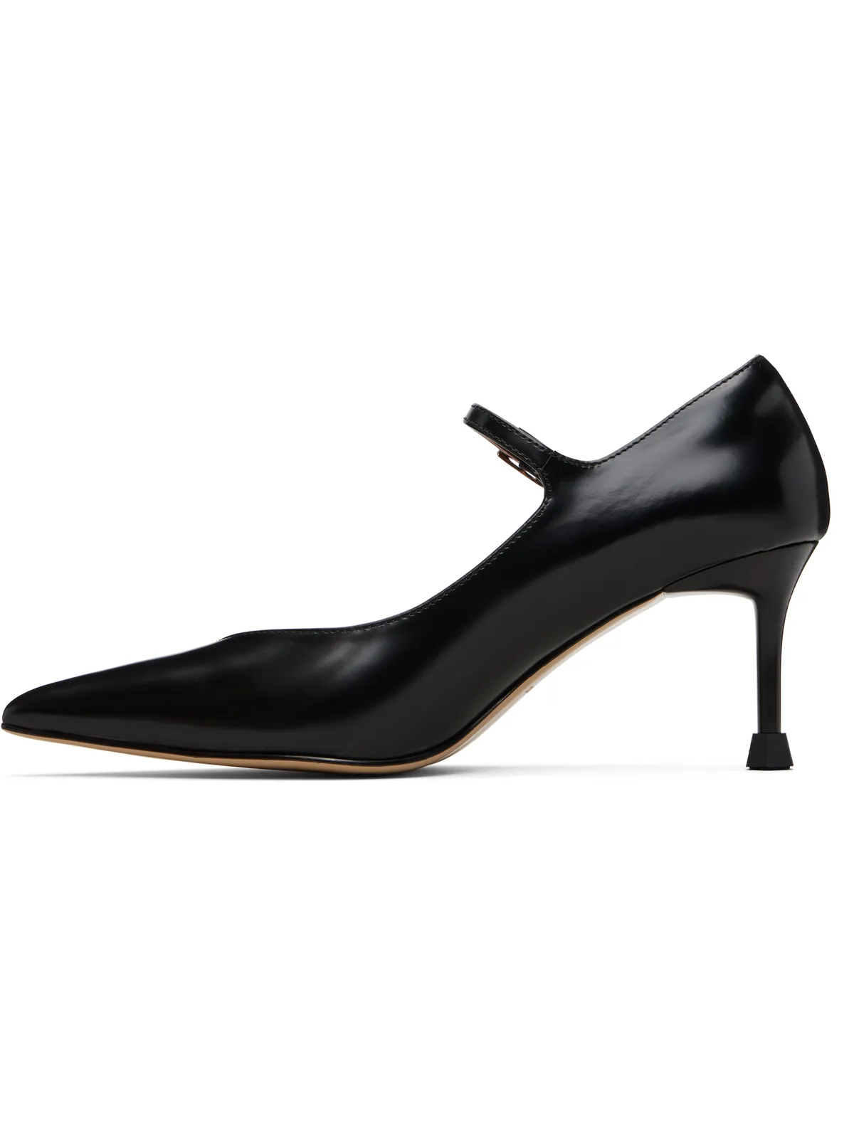 Shushu/Tong ブラック Pointed-Toe メリージェーン ヒール - 画像3