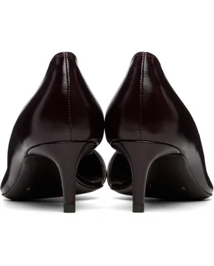 KHAITE バーガンディ Jet D'Orsay ローヒール - サムネイル2