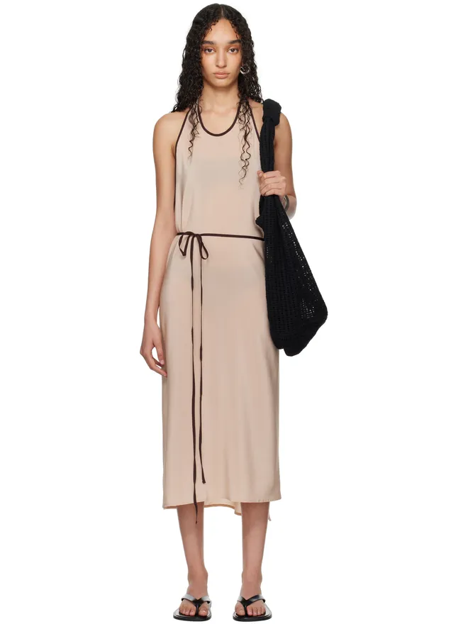 Baserange Baserange SSENSE限定 Apron Wrap ミディアムワンピースの商品画像