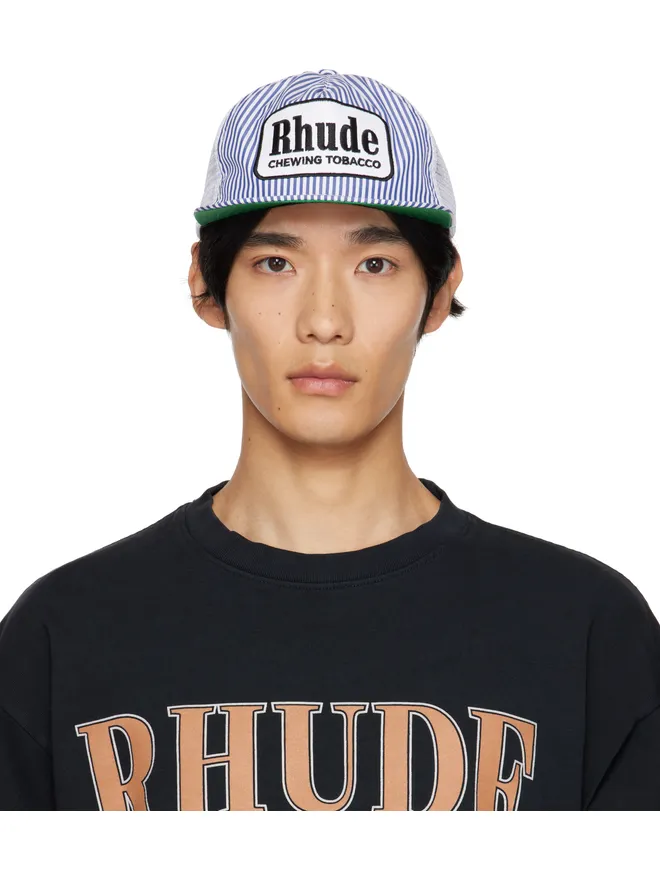 Rhude Rhude 'Tobacco' ストライプ キャップの商品画像