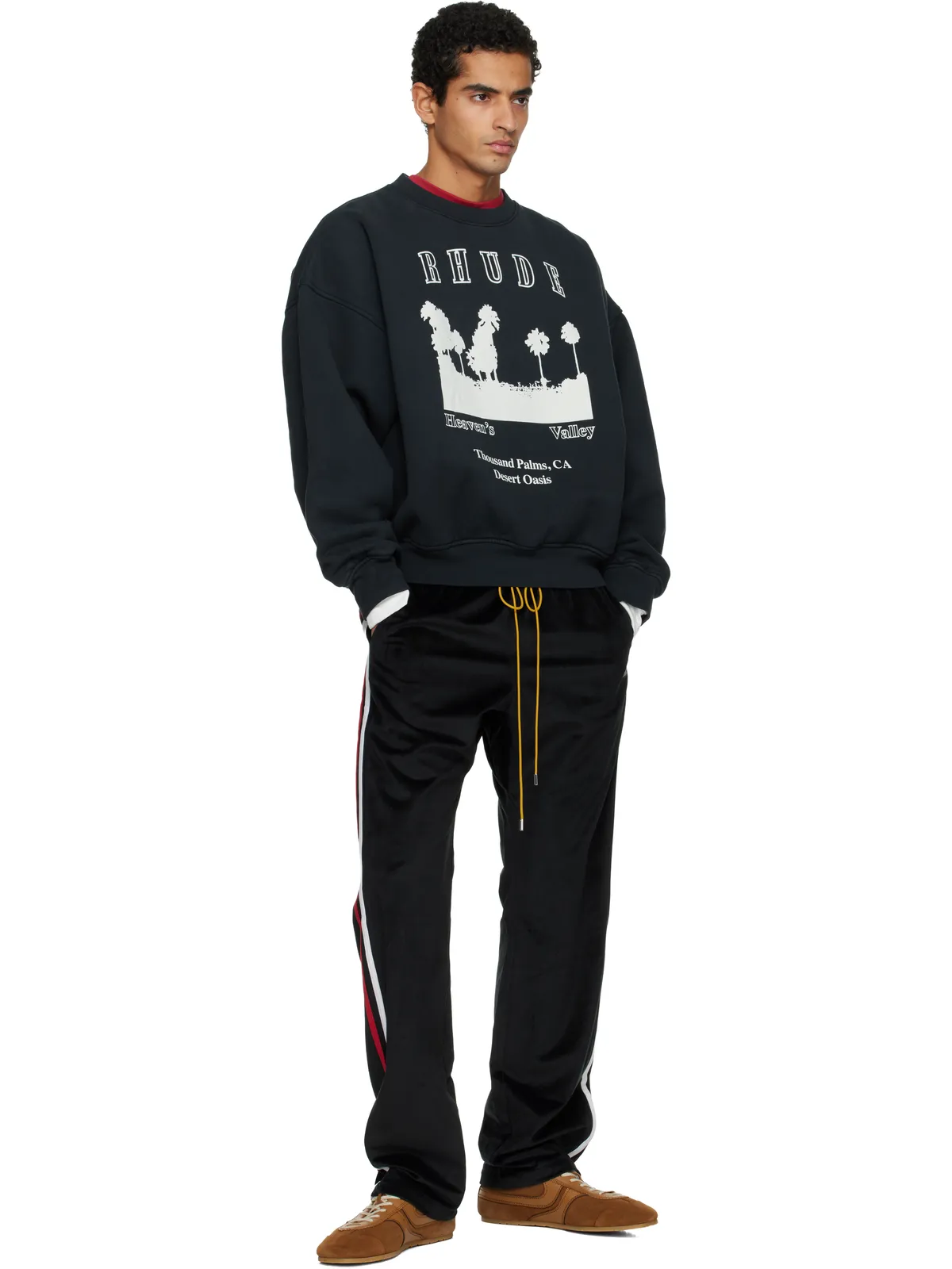Rhude 'Thousand Palms' クルーネック スウェットシャツ - 画像4