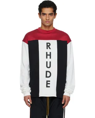Rhude Intake Tri-Panel 長袖Tシャツ - サムネイル1