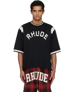 Rhude 'Rhude' Lightning Ringer Jersey Tシャツ - サムネイル1