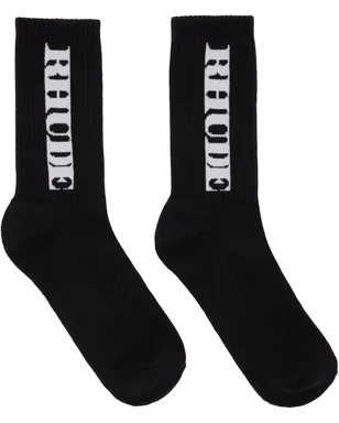 Rhude RH Vertical ロゴ ソックス - サムネイル1