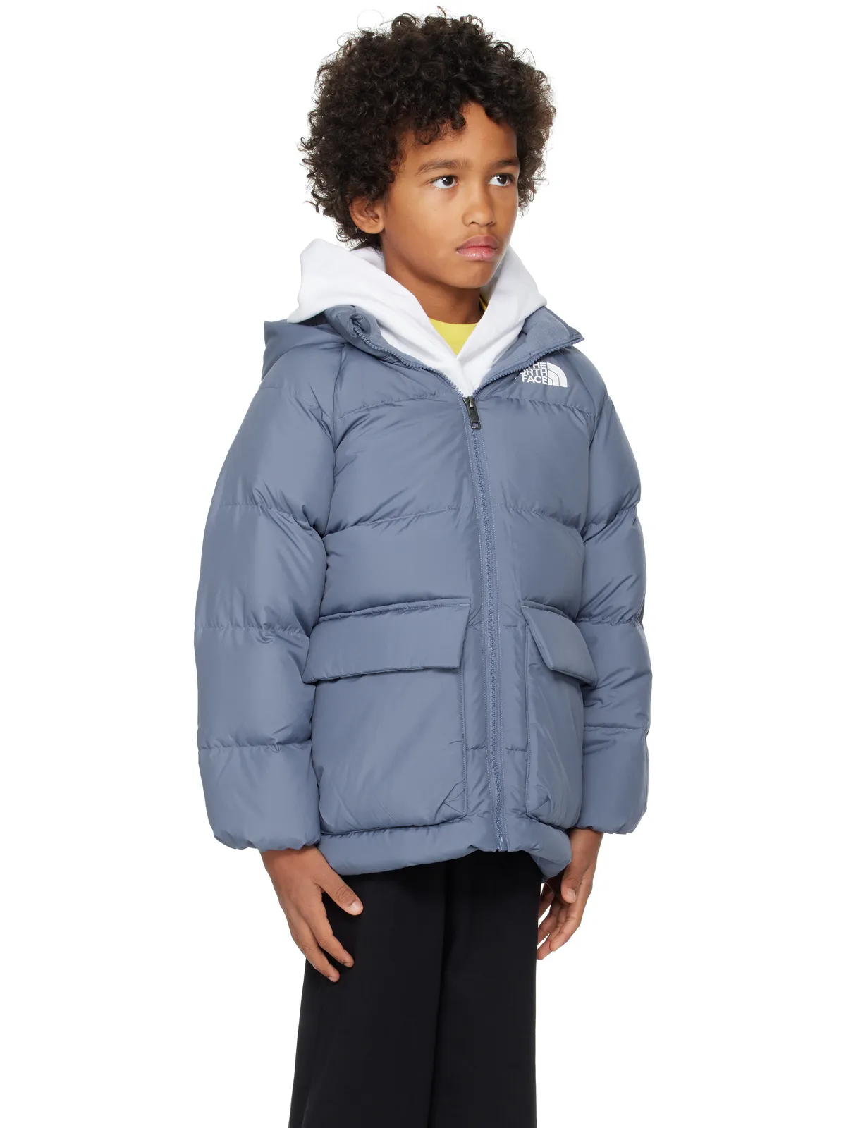 The North Face Kids ジュニア｜ North フリースライニング ショート ダウンジャケット - 画像2