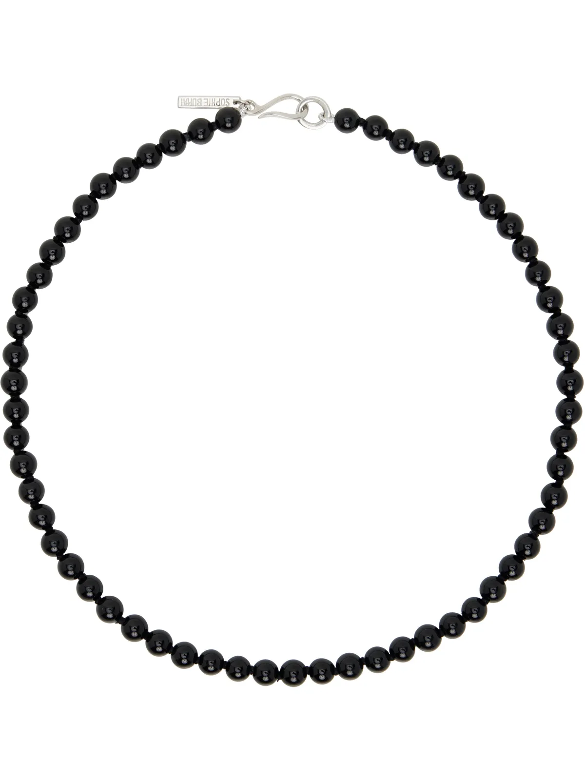 Sophie Buhai Tiny Onyx Collar ネックレス - 画像1