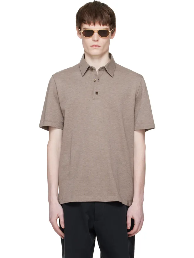 Brioni Brioni コットンピケ ポロシャツの商品画像