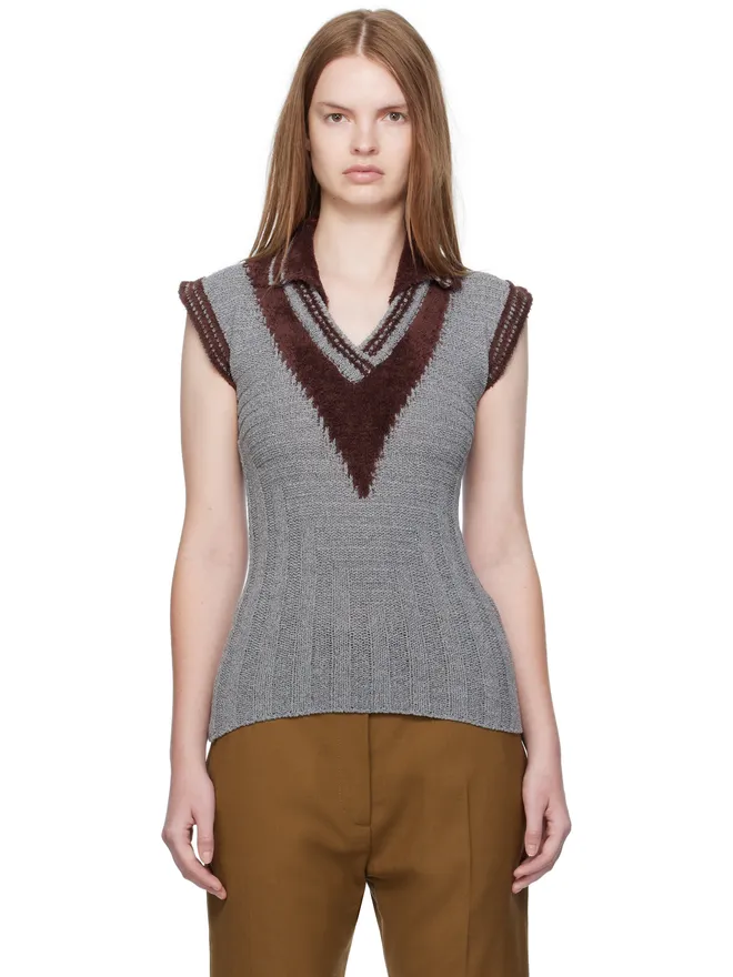 Kiko Kostadinov Kiko Kostadinov Quimby ノースリーブ ポロシャツの商品画像