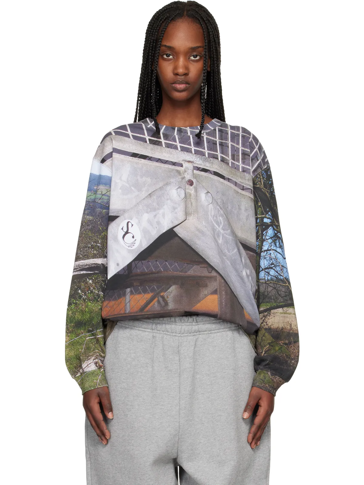 Stefan Cooke Country View 長袖Tシャツ - 画像1