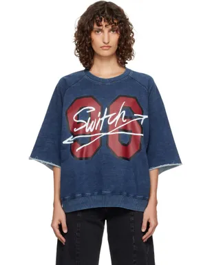 Vivienne Westwood Washed '96 Switch' S/S Raglan スウェットシャツ - サムネイル1