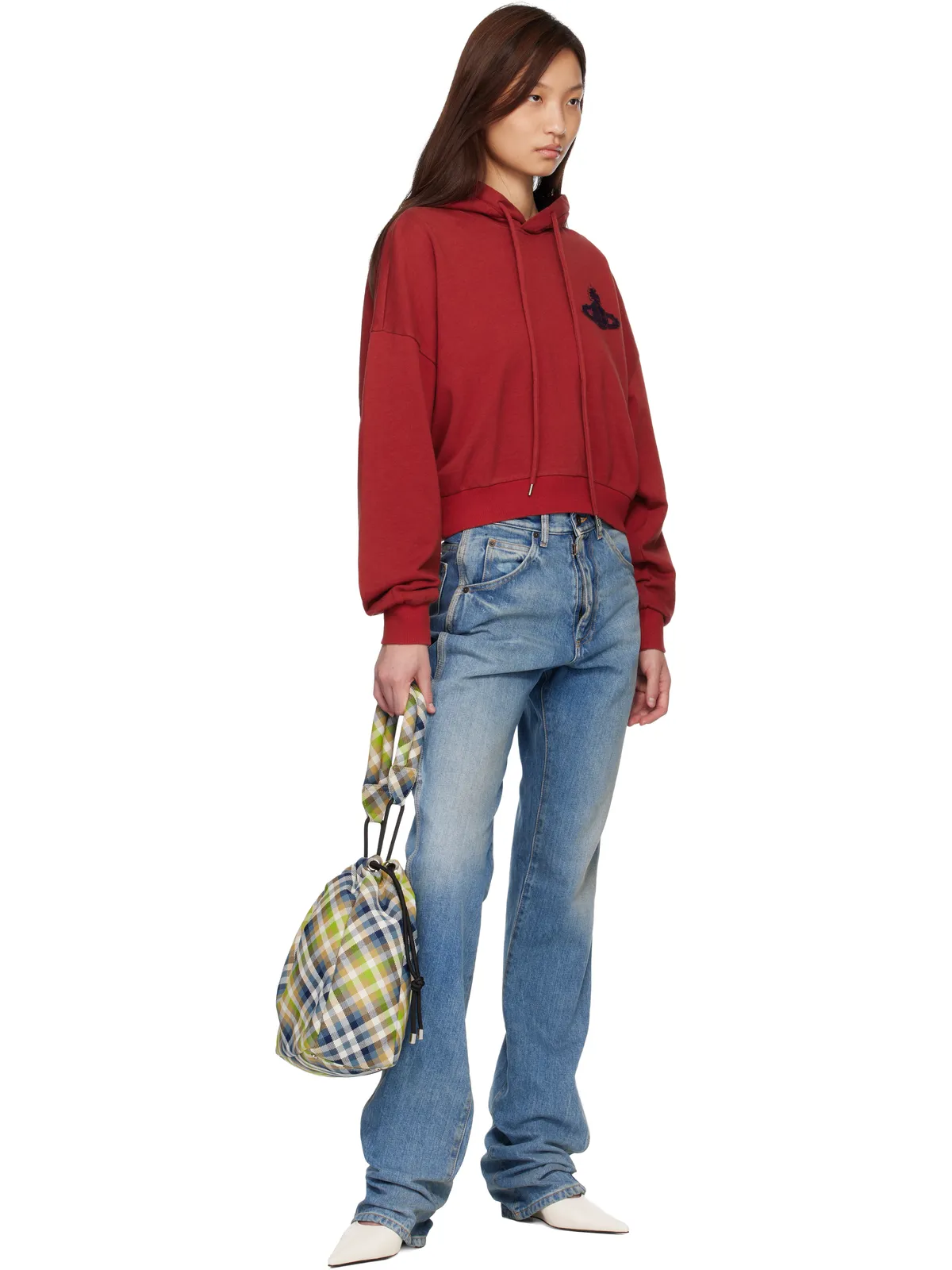 Vivienne Westwood Box クロップド フーディ - 画像4