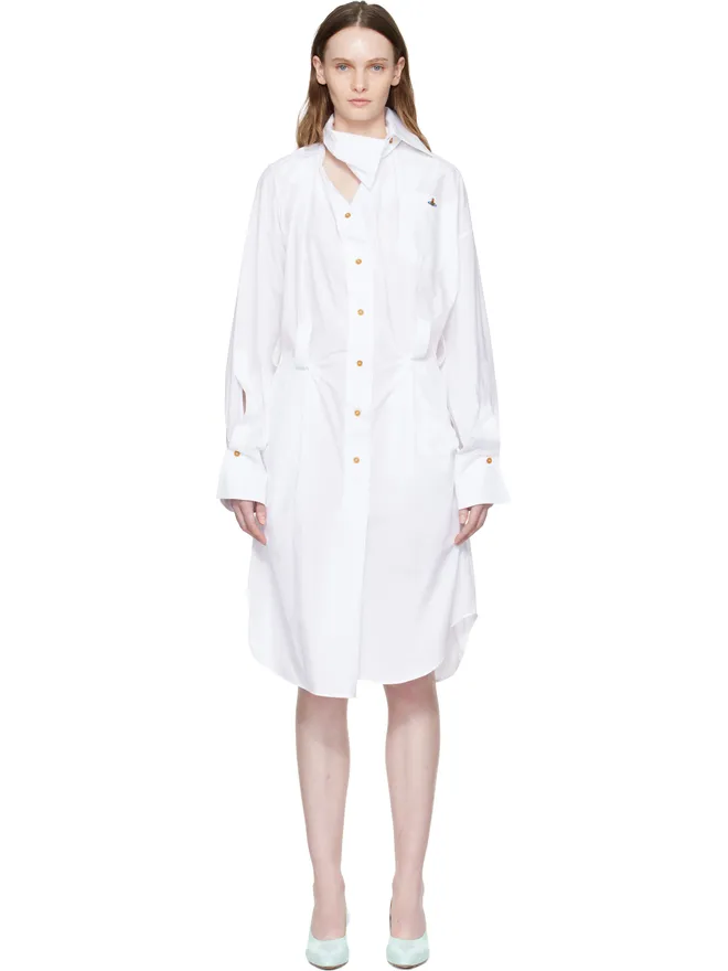Vivienne Westwood Vivienne Westwood Drunken シャツ ミディアムワンピースの商品画像