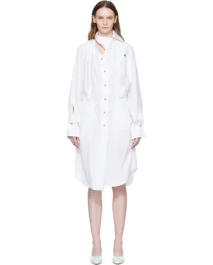 Vivienne Westwood Drunken シャツ ミディアムワンピース - サムネイル1