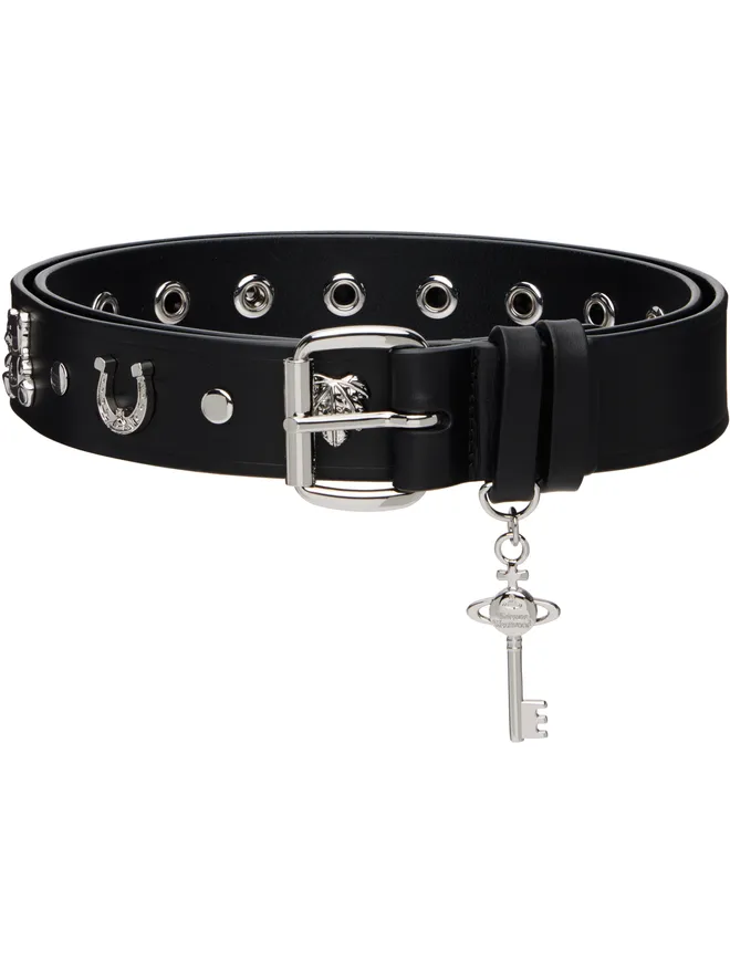 Vivienne Westwood Vivienne Westwood Toledo レザー マルチ チャーム スタッズ ベルトの商品画像