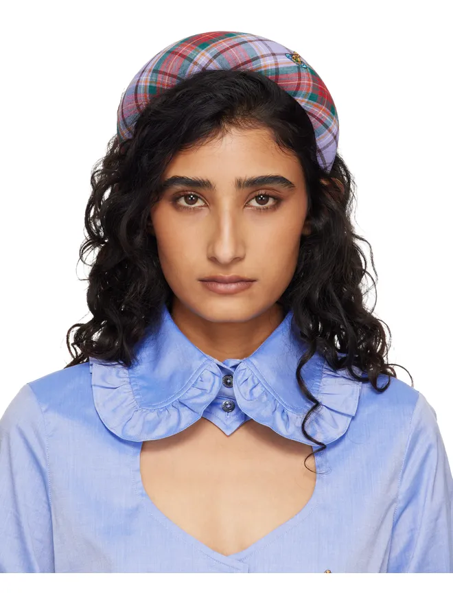 Vivienne Westwood Vivienne Westwood Louth Tartan ラージ カチューシャの商品画像