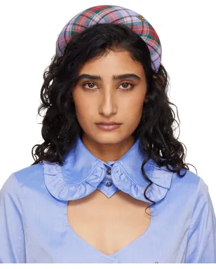 Vivienne Westwood Louth Tartan ラージ カチューシャ - サムネイル1