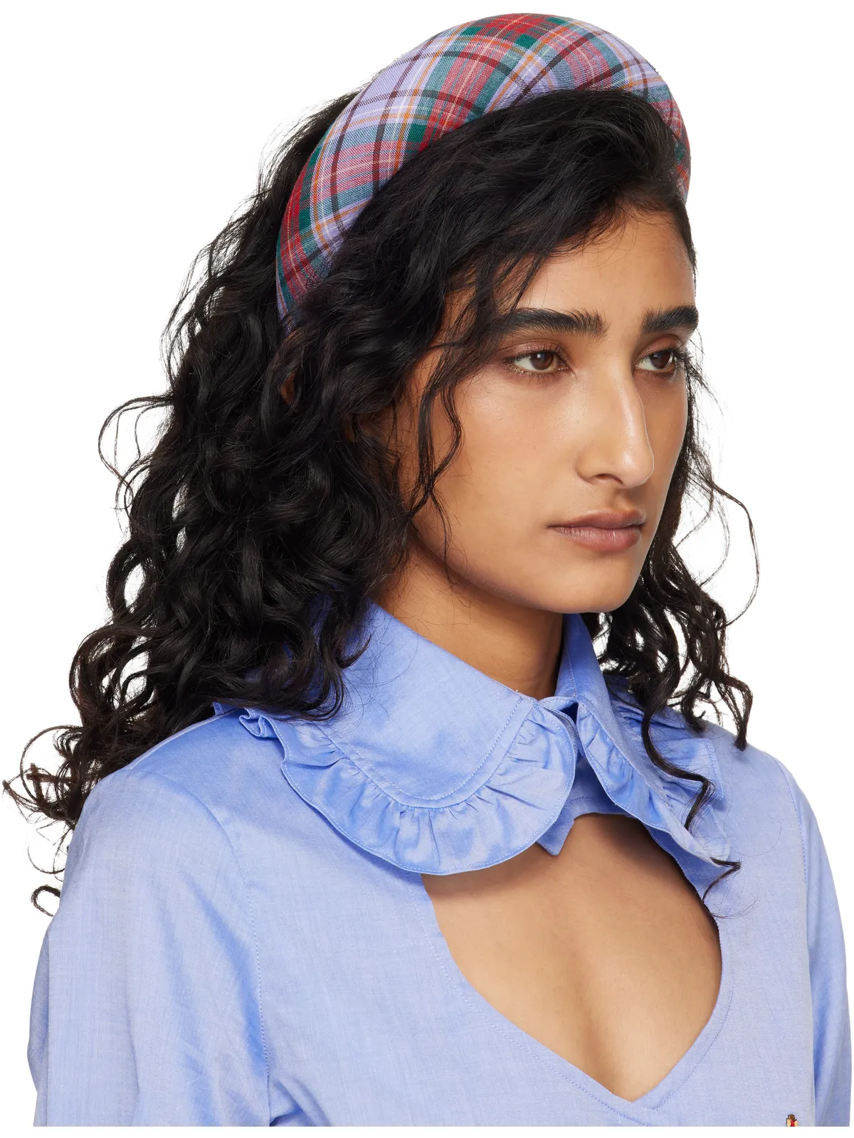Vivienne Westwood Louth Tartan ラージ カチューシャ - 画像2