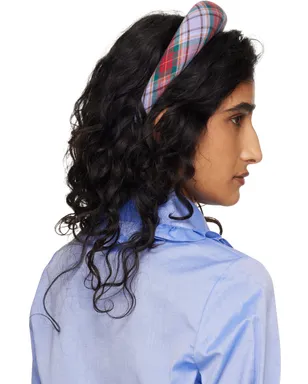 Vivienne Westwood Louth Tartan ラージ カチューシャ - サムネイル3