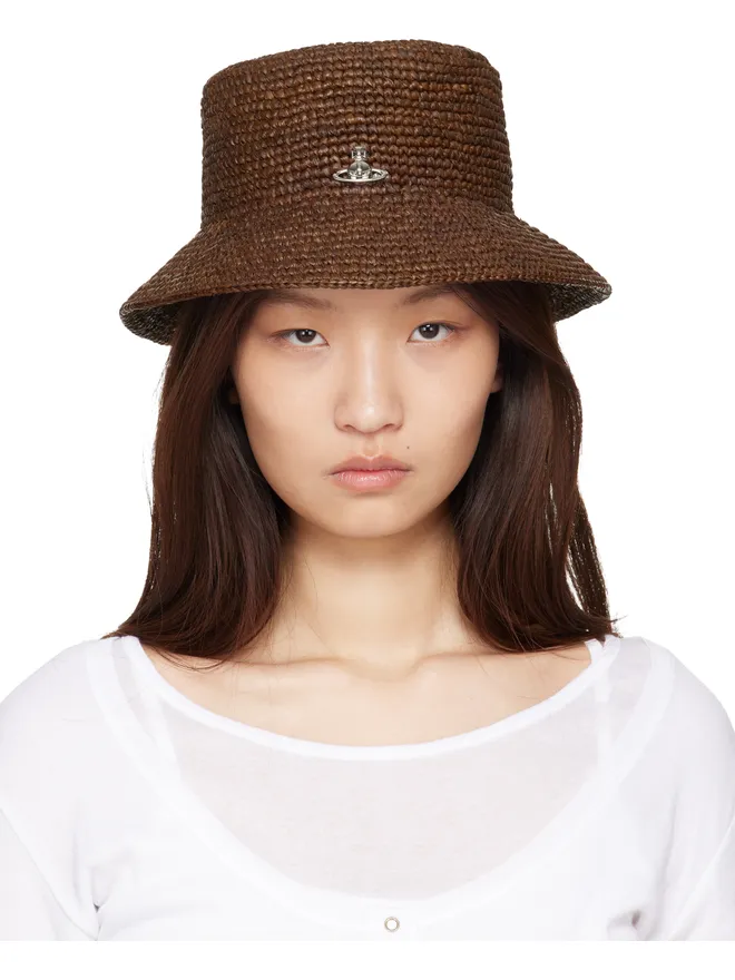 Vivienne Westwood Vivienne Westwood ラフィア バケットハットの商品画像