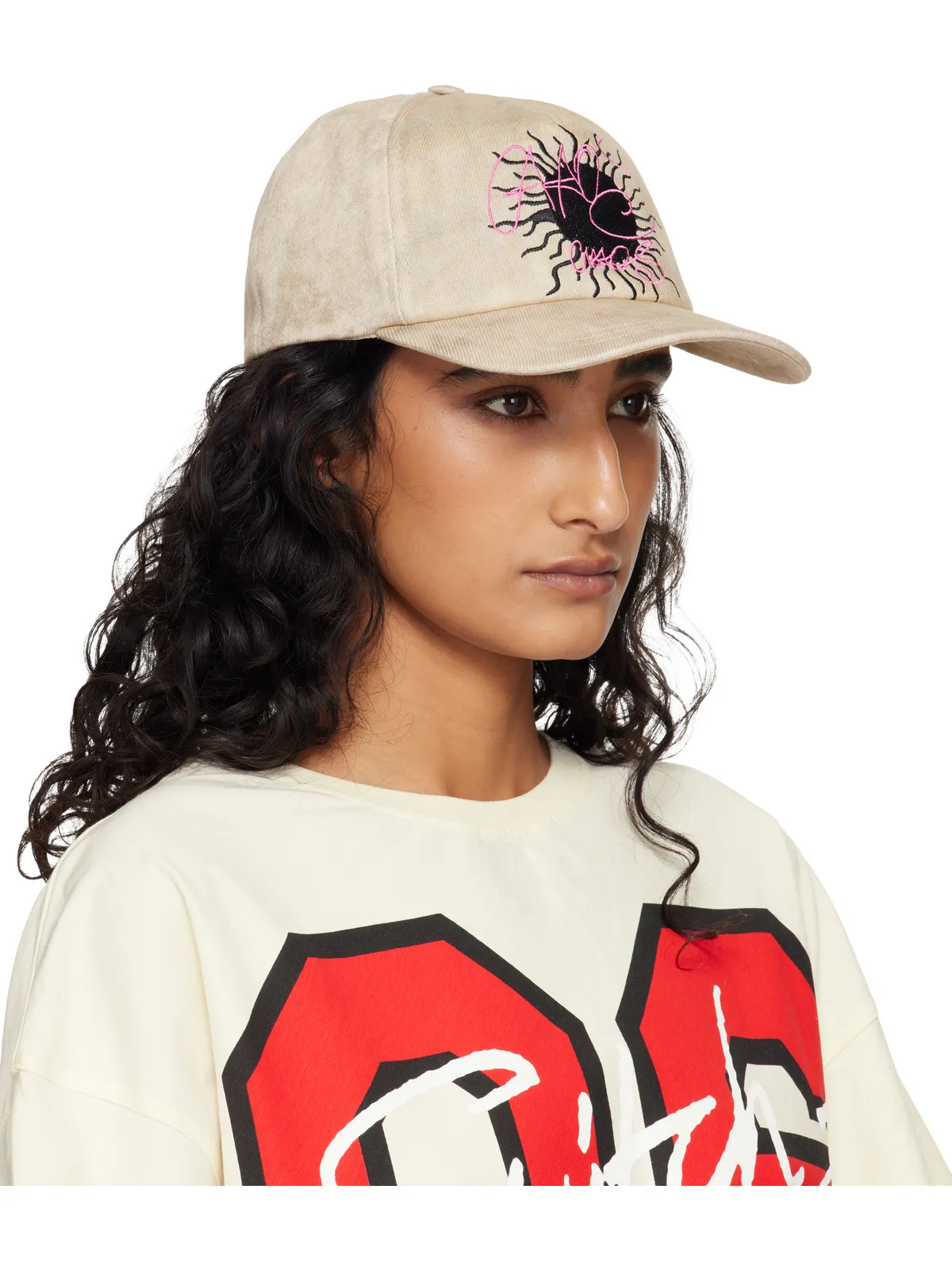 Vivienne Westwood Marble デニム ベースボールキャップ - 画像2
