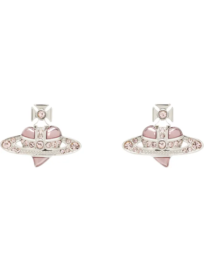 Vivienne Westwood Vivienne Westwood New Diamante Heart ピアスの商品画像