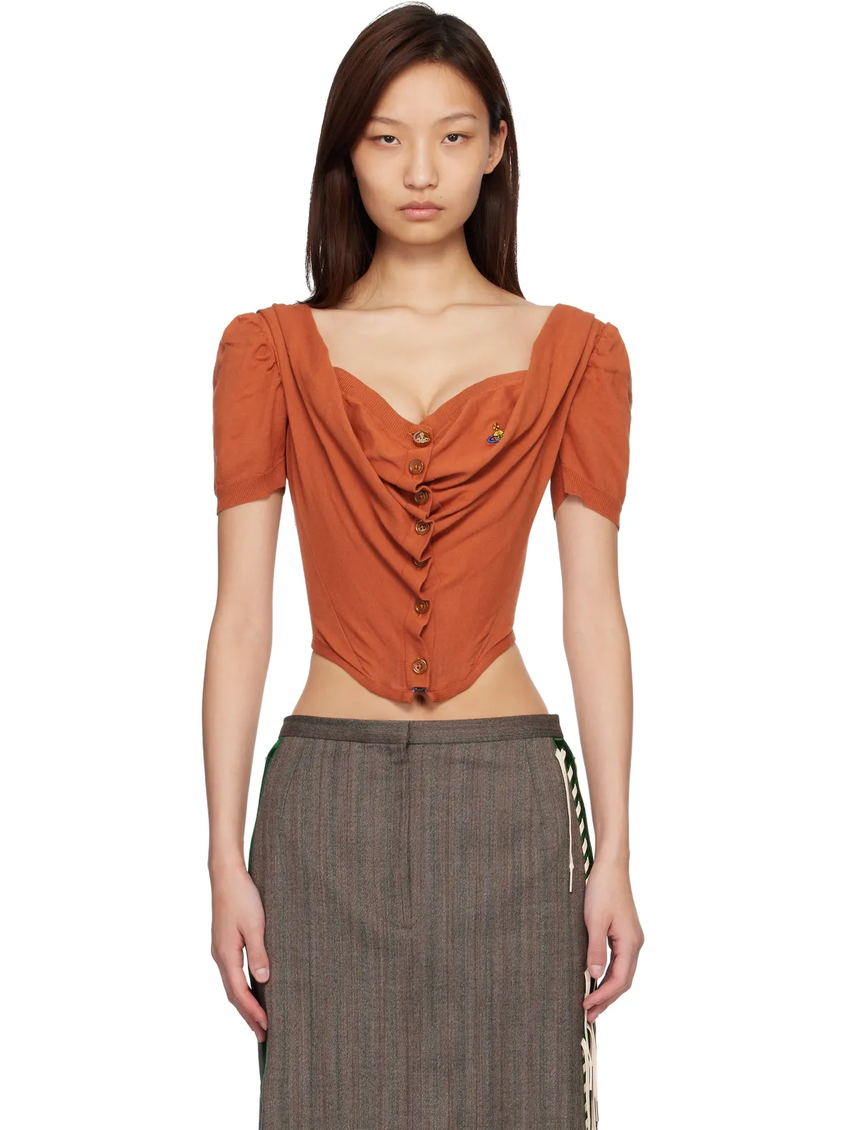 Vivienne Westwood Bea コルセット カーディガン ブラウス - 画像1