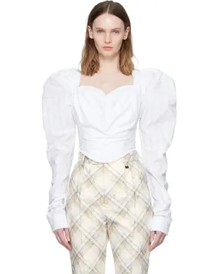 Vivienne Westwood LS Sunday コルセット ブラウス - サムネイル1