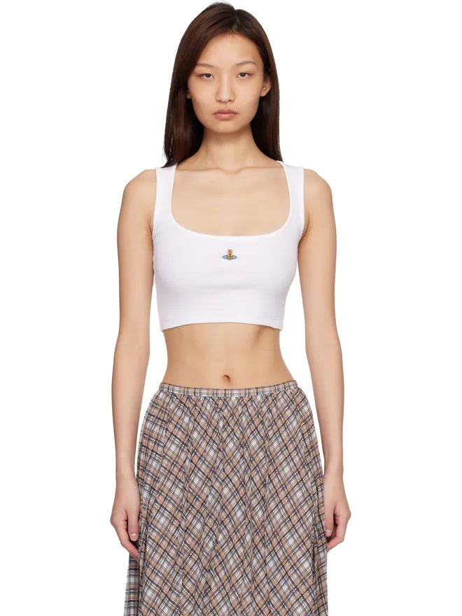 Vivienne Westwood Vivienne Westwood クロップド リブタンクトップの商品画像
