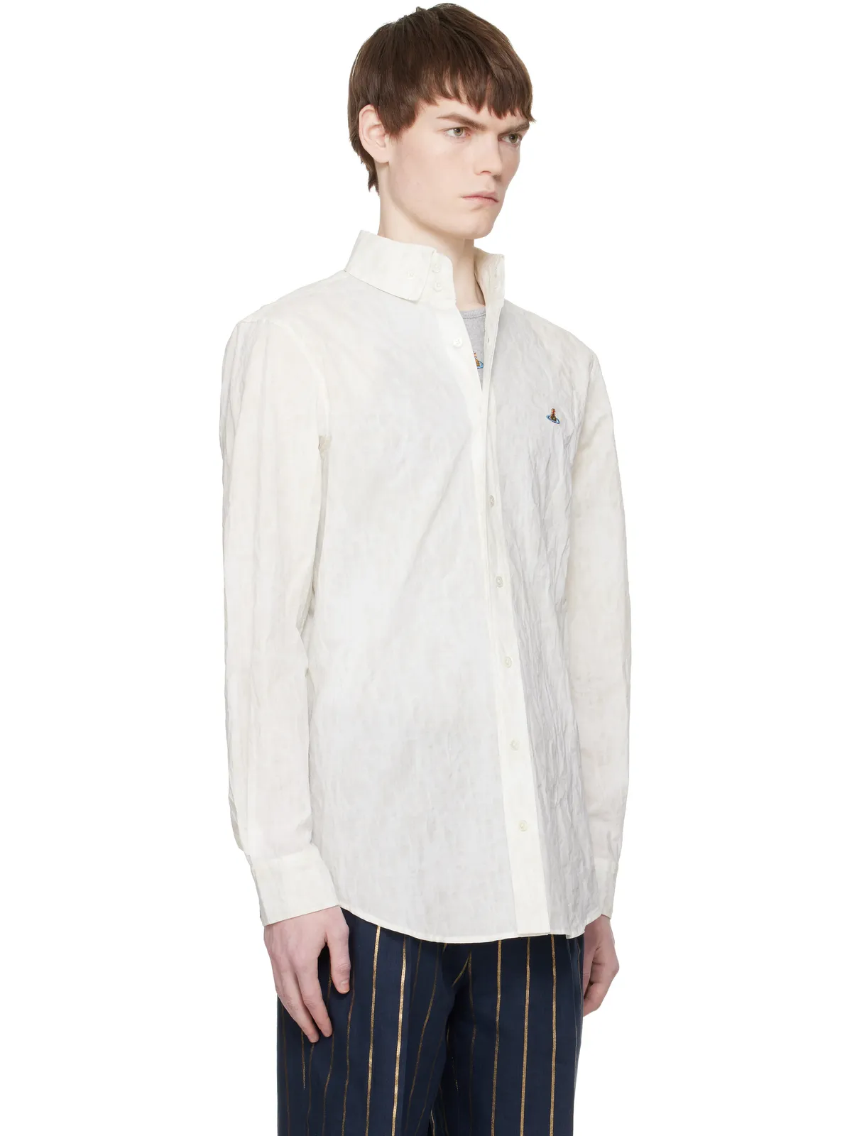 Vivienne Westwood 2 Button Krall シャツ - 画像2