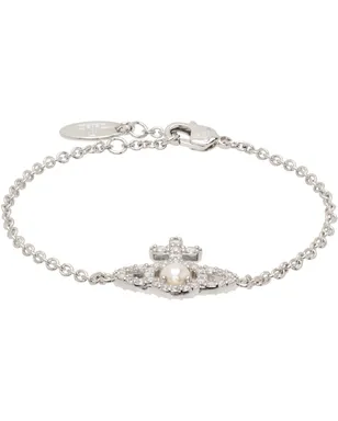 Vivienne Westwood Olympia フェイクパール チェーンブレスレット - サムネイル1
