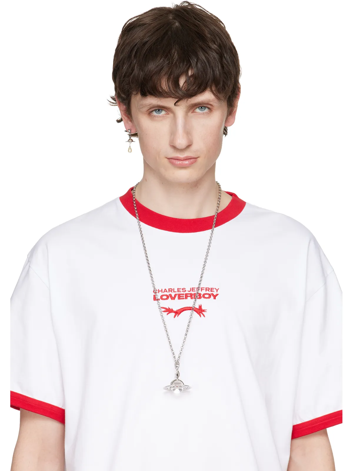Vivienne Westwood フェイクパール ドロップ シングルピアス - 画像3