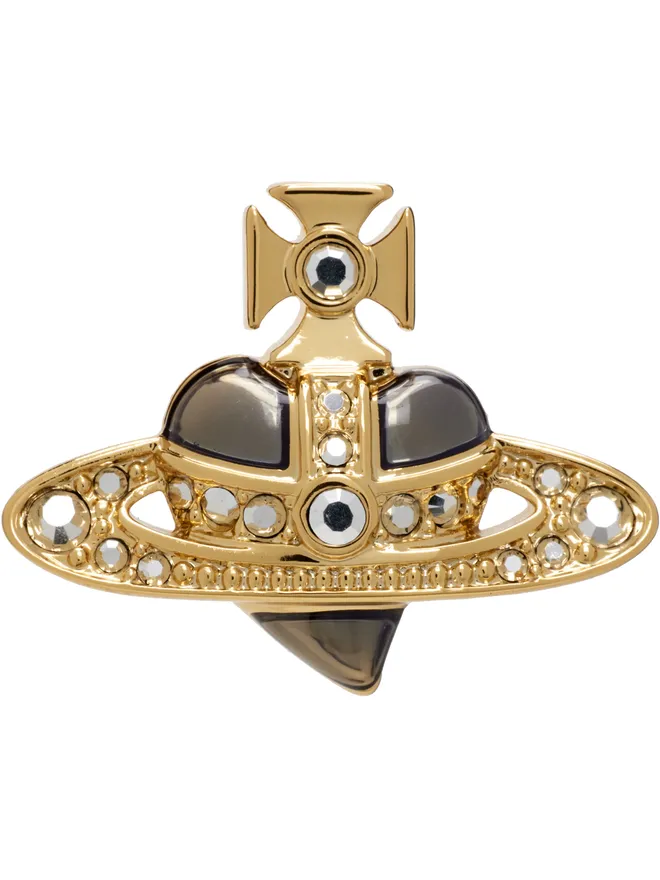 Vivienne Westwood Vivienne Westwood Man Diamante Heart スタッズ シングルピアスの商品画像