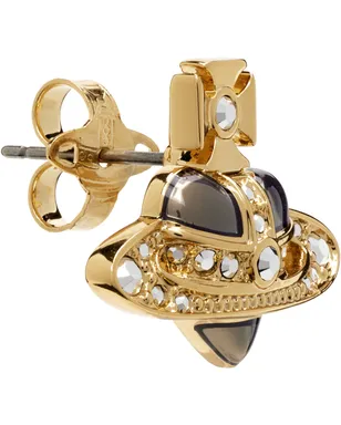 Vivienne Westwood Man Diamante Heart スタッズ シングルピアス - サムネイル2