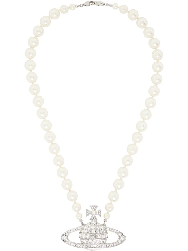 Vivienne Westwood Vivienne Westwood Man Bas Relief フェイクパール ネックレスの商品画像