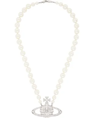 Vivienne Westwood Man Bas Relief フェイクパール ネックレス - サムネイル1