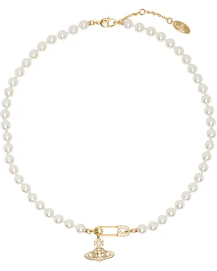 Vivienne Westwood Lucrece フェイクパール ネックレス - サムネイル1
