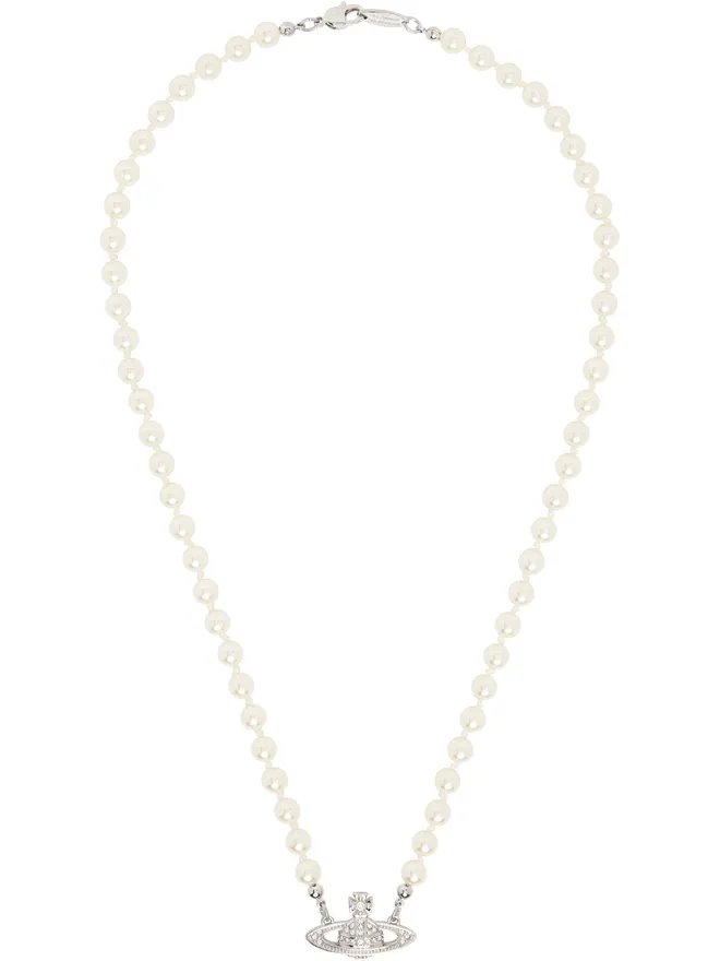 Vivienne Westwood Vivienne Westwood Mini Bas Relief フェイクパール ネックレスの商品画像